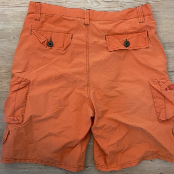 Molecule Cargo Shorts 3/4 Length Orange main image 1